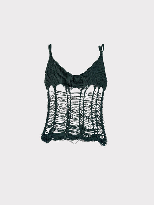 Ladder Knitted Strappy Top