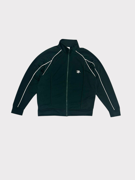 Bershka Zip Sweatshirt With Embroidered Interlock