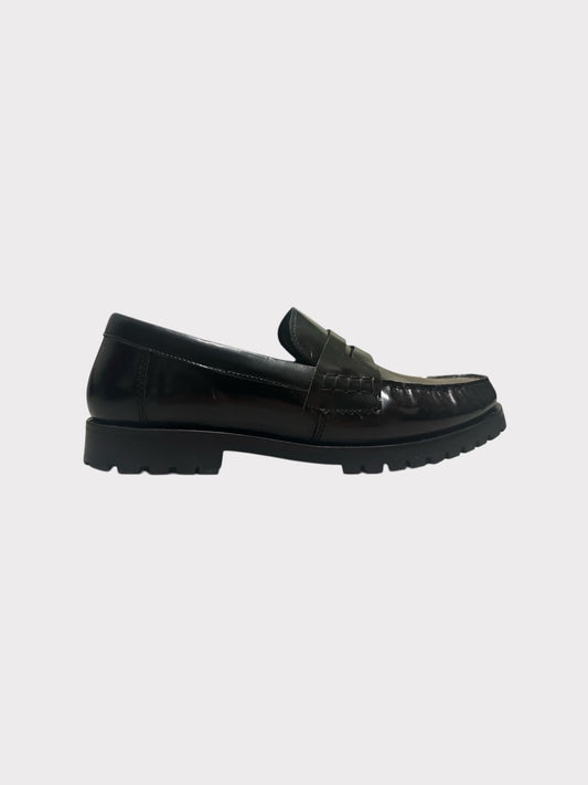 ASOS Design Loafers In Black Leather