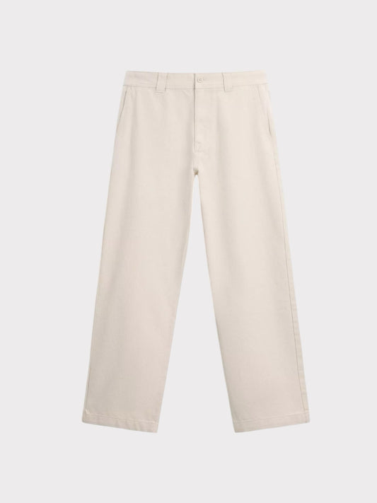 Zara Straight Cut Cream Denim Jeans