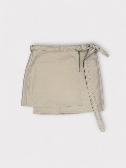 ACNE Studios Wrap Around Tie Detail Mini Skirt