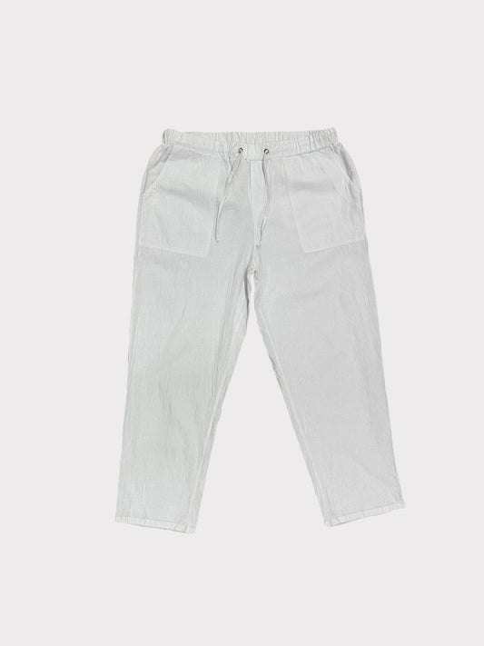 Yaohuole Linen Wide Leg Trousers with Drawstring