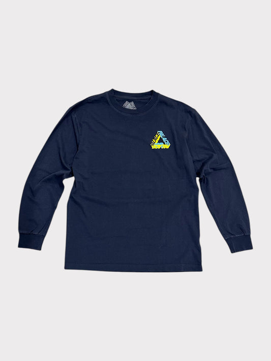 Palace Yellow Tri Ferg Long Sleeve Top