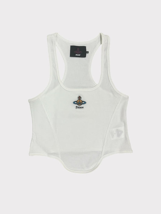Palace X Vivienne Westwood Ribbed Cotton Corset Style Vest