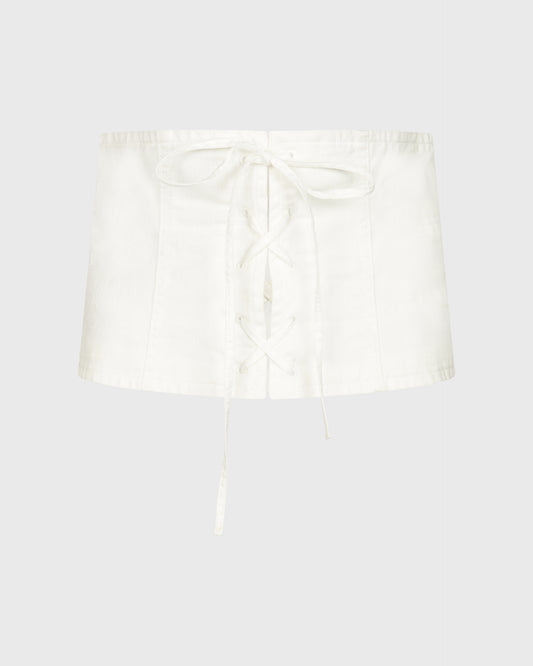 Wilfred Zip Lace Up Corset Belt