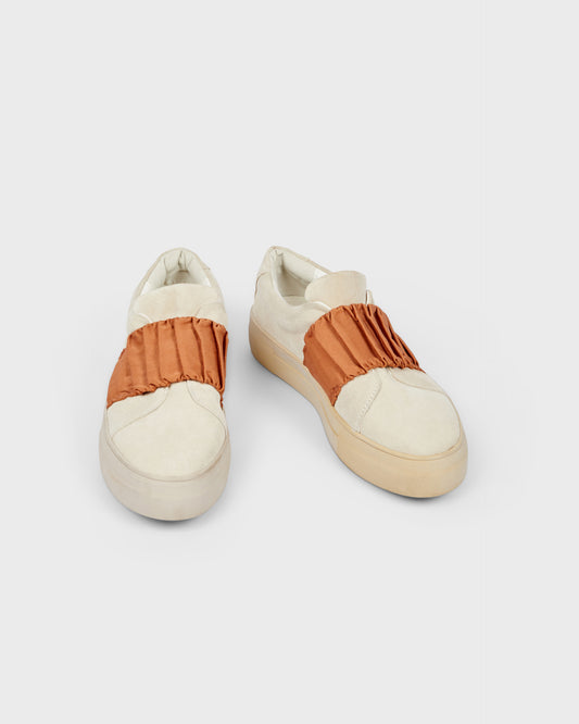 Yaya Plimsole With Fabric Detail