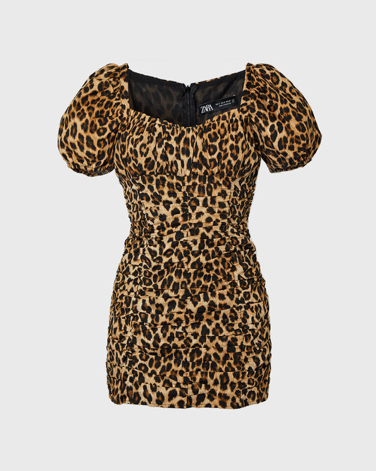 Zara Leopard Mini Dress