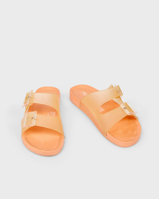 Zara Buckle Slides