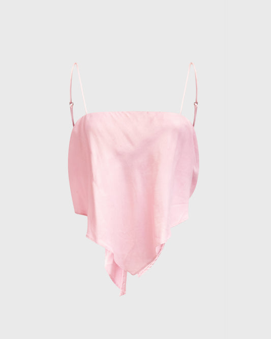 Zara Strappy Flowy Crop Top