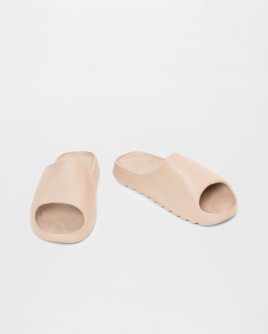 Unbranded Chunky Taupe Slides
